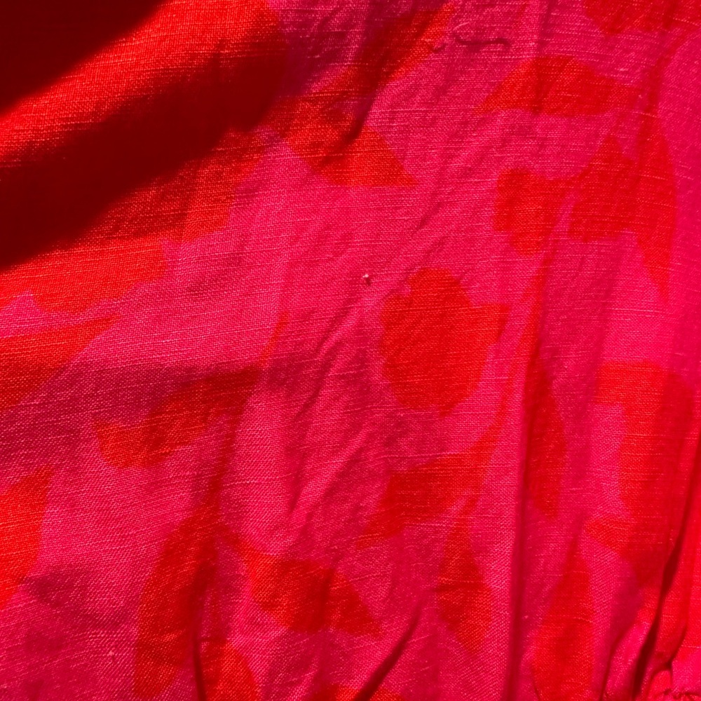 XS, S, M - Kate spade x target women’s classic rose linen Maxi Dress - Picture 13 of 13